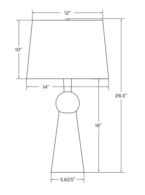 Bella Skirt Lamp - Lostine - Lamps - Natural - Black - HORNE