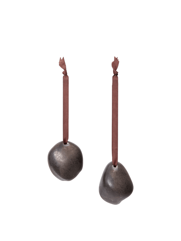 Bellure Baubles - Set of 2 - Ferm Living Art + Objects - Rustic Bronze - HORNE