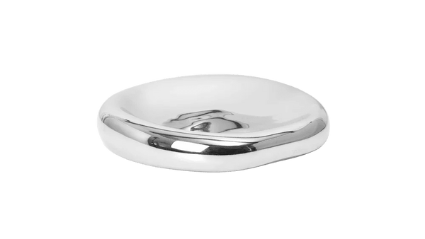 Bellure Bowl - Ferm Living Serveware - Silver - HORNE