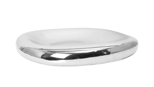 Bellure Centrepiece - Ferm Living Serveware - Silver - HORNE