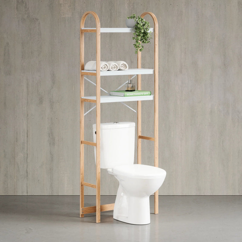 Bellwood Over the Toilet Shelf - Form & Refine Coat + Key Racks - Black - HORNE