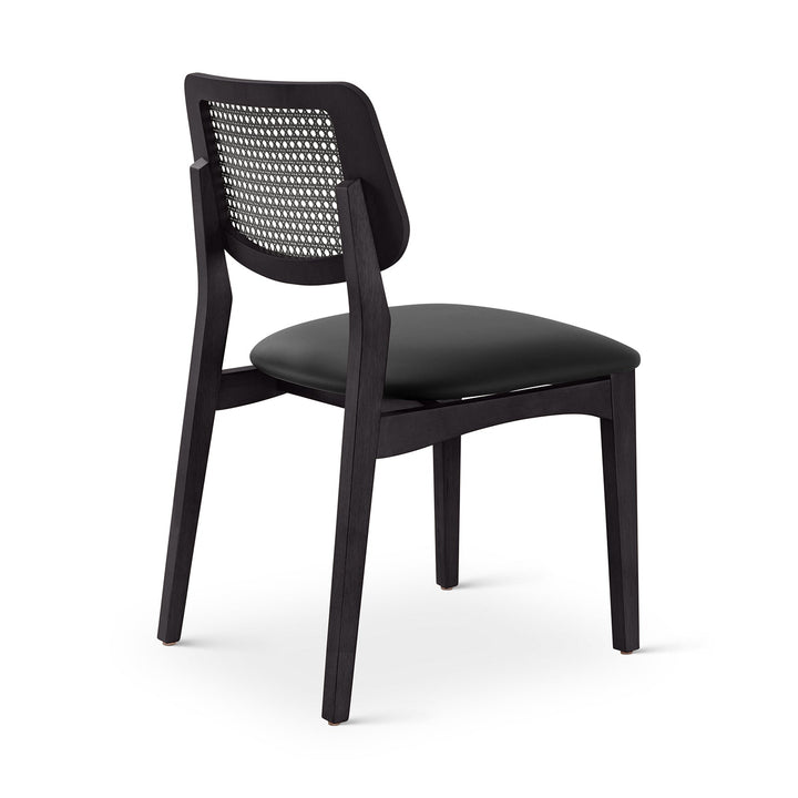 Beth 2.0 Cane Side Chair - Urbia Chairs - Shimmy Cream Nogal - HORNE