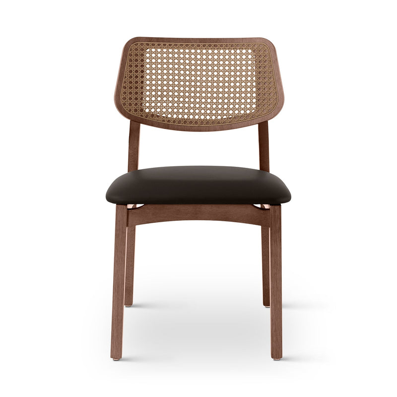 Beth 2.0 Cane Side Chair - Urbia Chairs - Medley Ivory Ebano Natural - HORNE