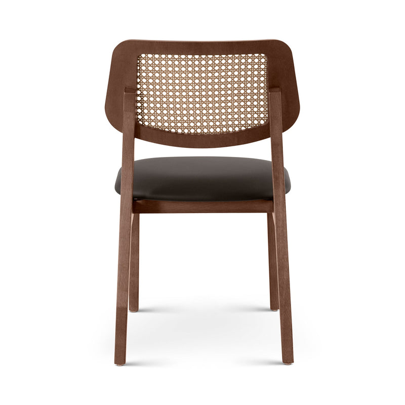 Beth 2.0 Cane Side Chair - Urbia Chairs - Medley Ivory Ebano Natural - HORNE