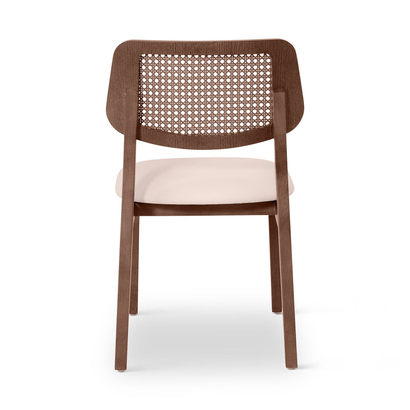 Beth 2.0 Cane Side Chair - Urbia Chairs - Medley Ivory Ebano Natural - HORNE