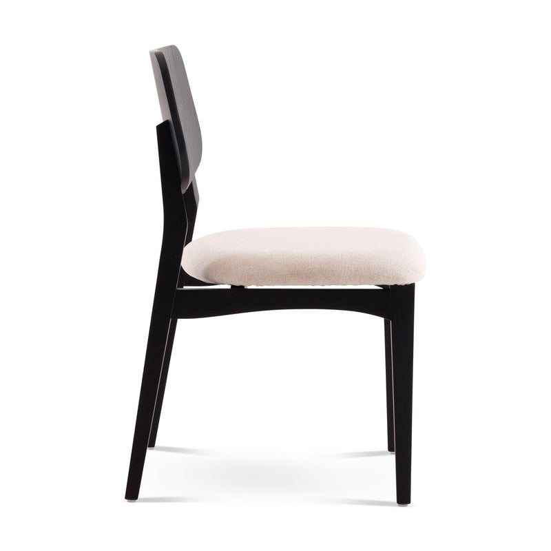 Beth 2.0 Side Chair - Urbia Chairs - Medley Ivory Ebano - HORNE