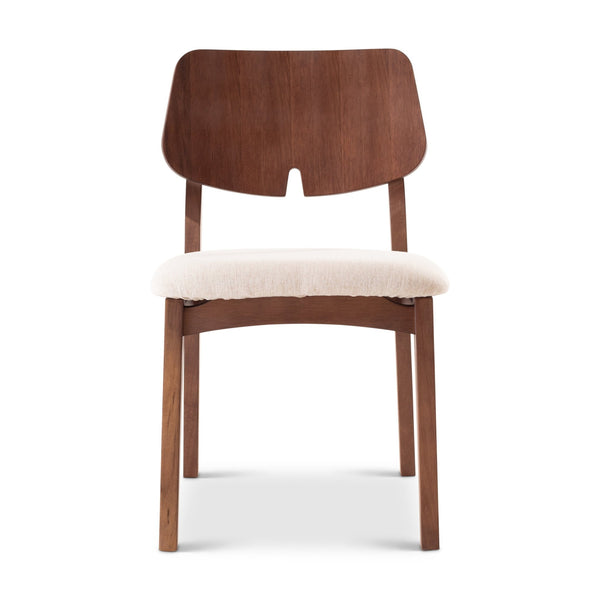 Beth 2.0 Side Chair - Urbia Chairs - Medley Ivory Nogal - HORNE