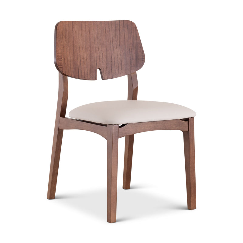 Beth 2.0 Side Chair - Urbia Chairs - Medley Ivory Ebano - HORNE