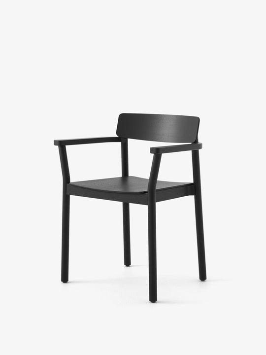 Betty Armchair - No Upholstery - &Tradition Chairs - Black Lacquered Ash - HORNE
