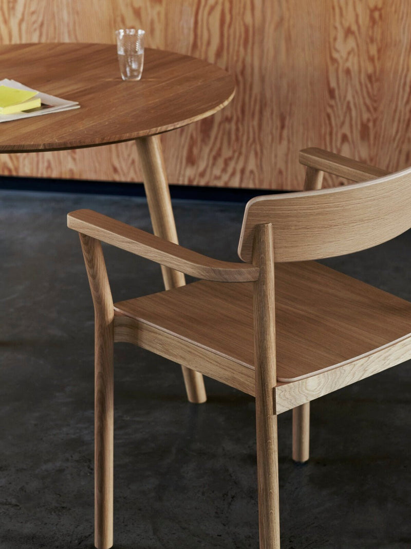 Betty Armchair - No Upholstery - &Tradition Chairs - Smoked Oiled Oak - HORNE