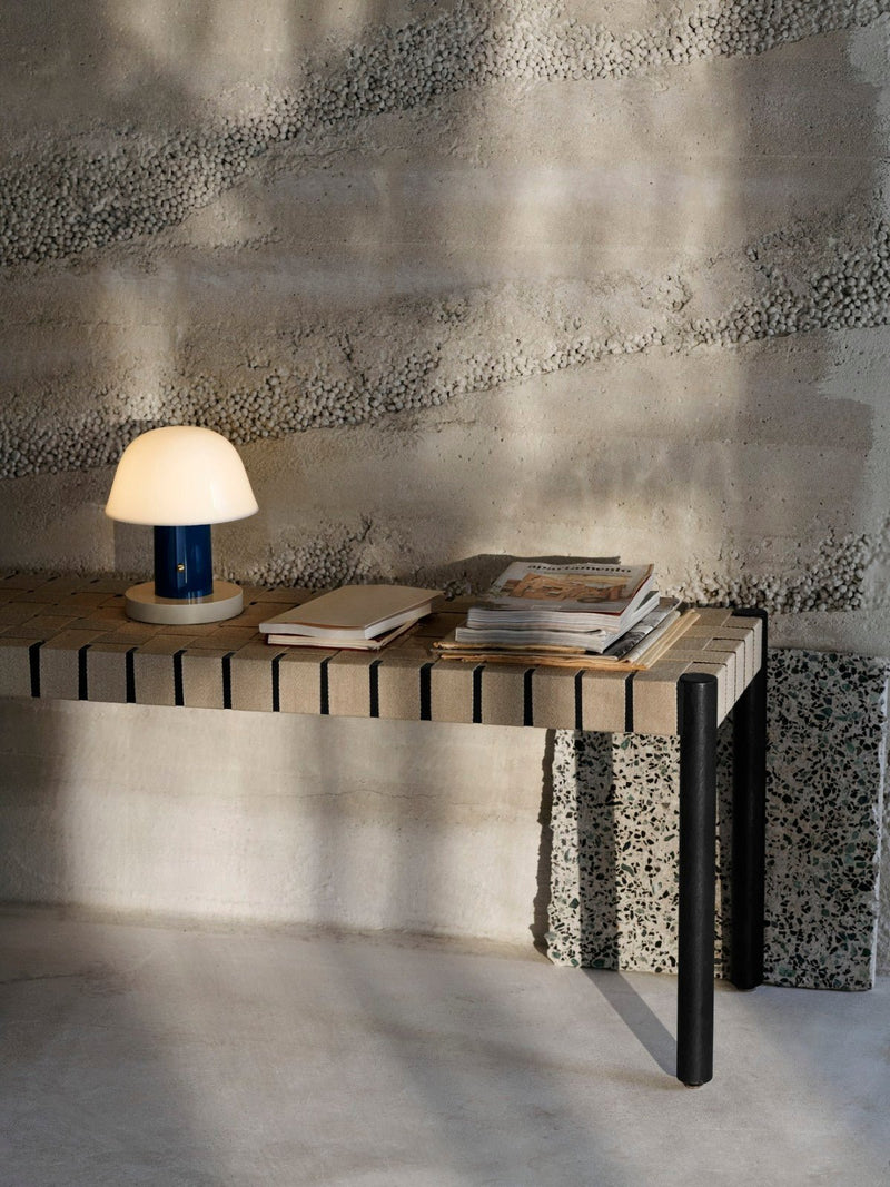 Betty Bench - &Tradition Stools + Benches + Ottomans - Smoked Oiled Oak with Natural Webbing - 41.3