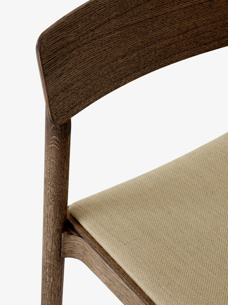 Betty Side Chair - Upholstered Seat - &Tradition Chairs - Smoked Oiled Oak - Sisu 165 - HORNE