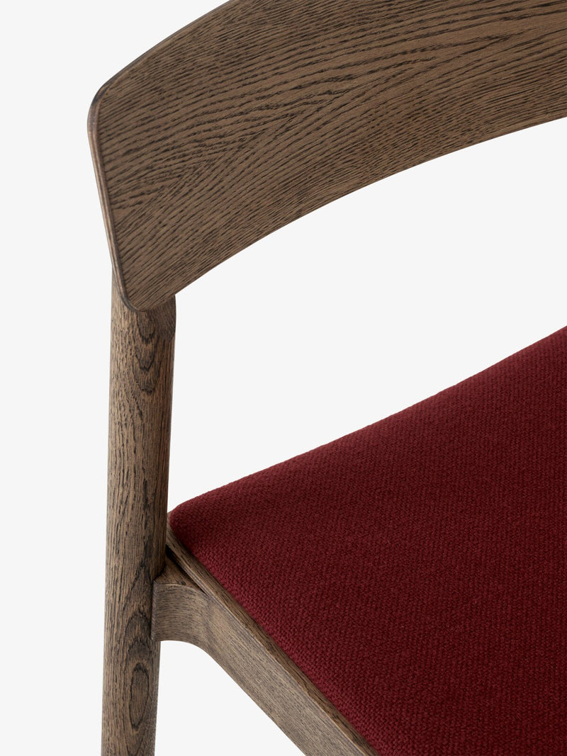 Betty Side Chair - Upholstered Seat - &Tradition Chairs - Smoked Oiled Oak - Sisu 165 - HORNE