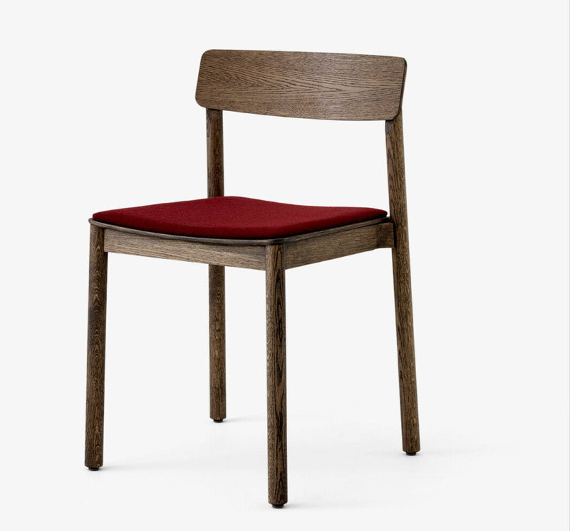 Betty Side Chair - Upholstered Seat - &Tradition Chairs - Smoked Oiled Oak - Sisu 165 - HORNE