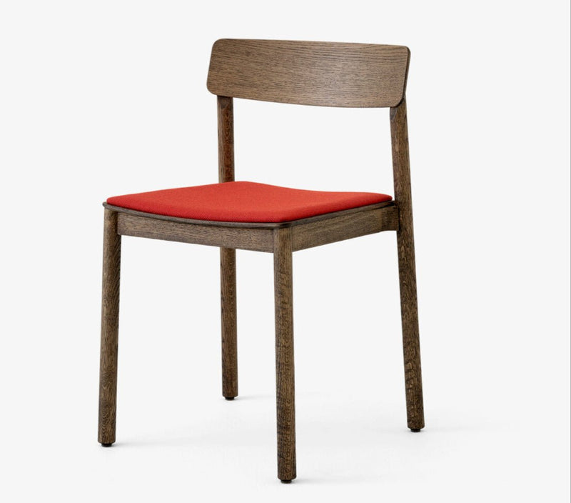 Betty Side Chair - Upholstered Seat - &Tradition Chairs - Smoked Oiled Oak - Sisu 165 - HORNE