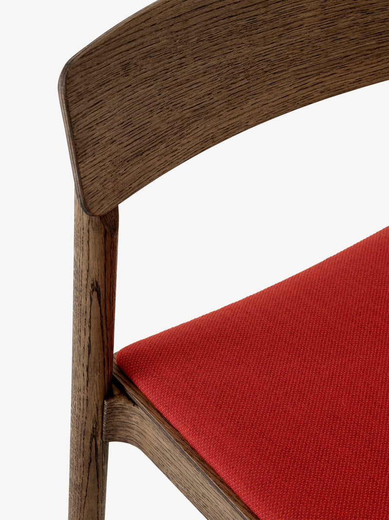 Betty Side Chair - Upholstered Seat - &Tradition Chairs - Smoked Oiled Oak - Sisu 165 - HORNE