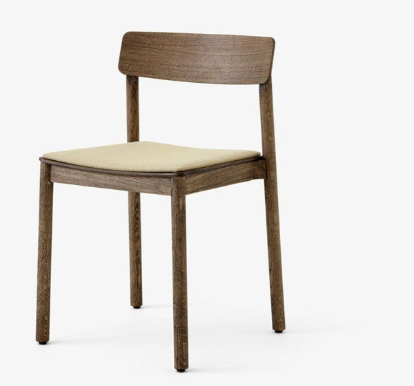 Betty Side Chair - Upholstered Seat - &Tradition Chairs - Smoked Oiled Oak - Fiord 422 - HORNE