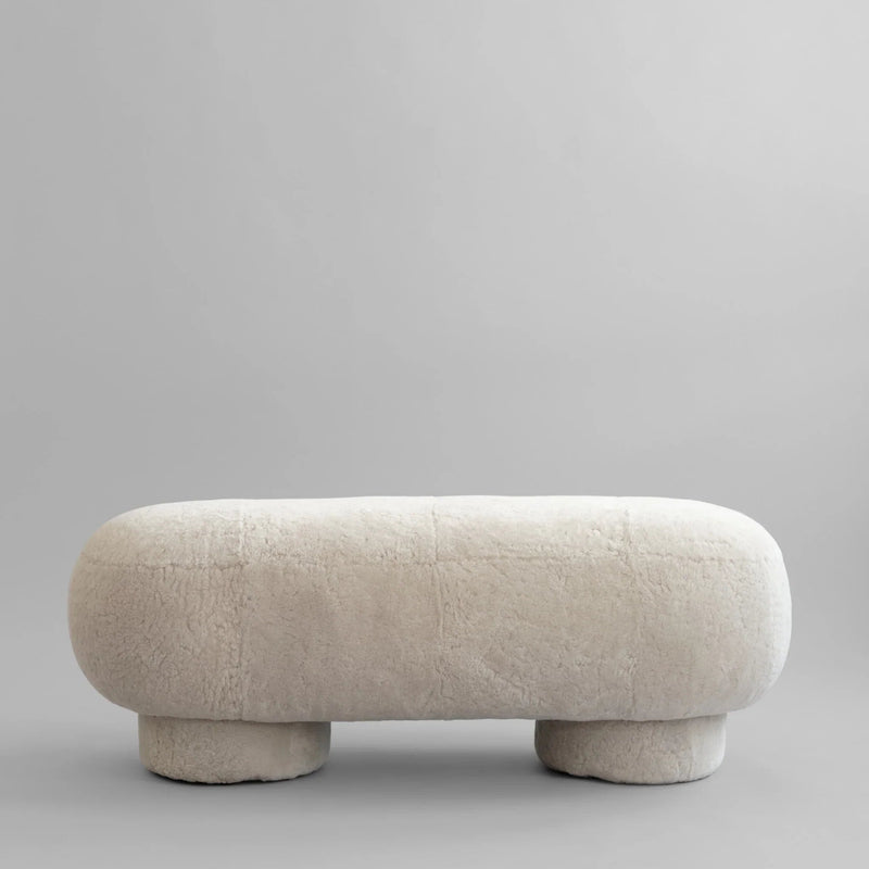 Big Foot Bench - 101 Copenhagen Stools + Benches + Ottomans - Nubuck - Petit - HORNE