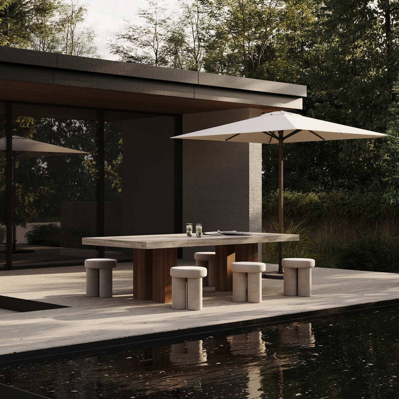 Big Foot Stool - 101Copenhagen - Stools + Benches + Ottomans - Sheepskin - HORNE