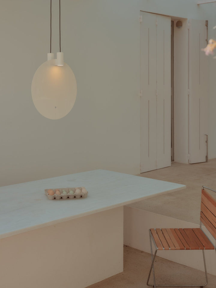Bijou L Pendant Lamp - Santa & Cole - Pendants - Glossy Red - HORNE