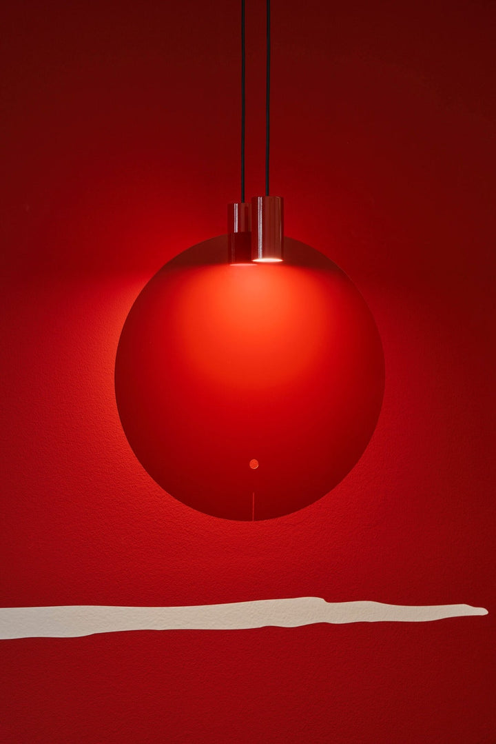 Bijou L Pendant Lamp - Santa & Cole - Pendants - Glossy Red - HORNE