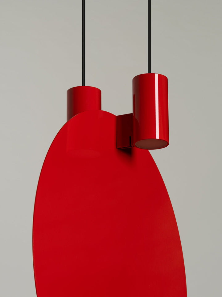 Bijou L Pendant Lamp - Santa & Cole - Pendants - Glossy Red - HORNE