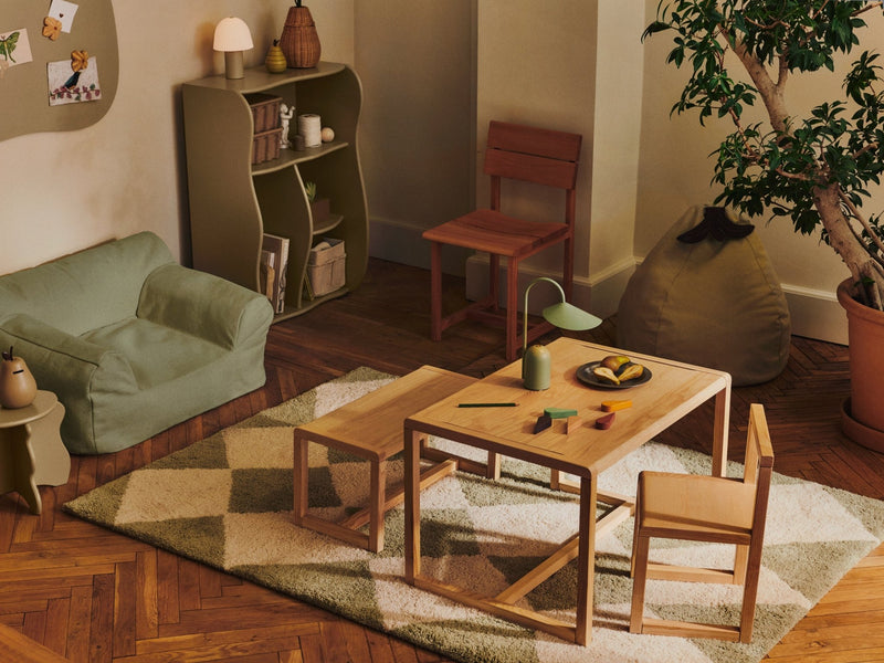 Billow Bean Bag - Ferm Living Kids' + Baby Furniture - Tan - HORNE