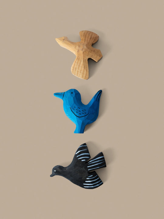 Bird Hand-carved Magnets - Default Title alternate view - Ferm Living