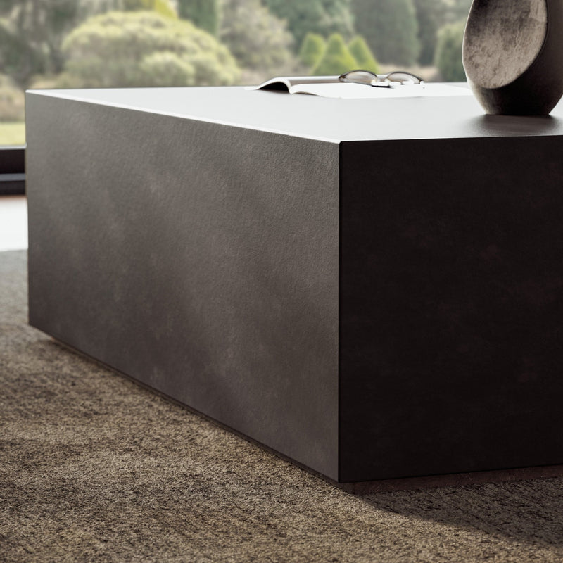 Bloc Rectangular Coffee Table - Urbia Coffee Tables - Dark Grey - HORNE