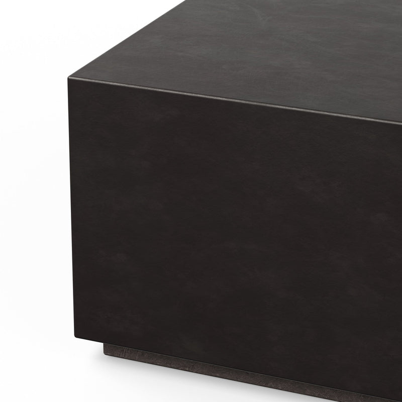 Bloc Rectangular Coffee Table - Urbia Coffee Tables - Dark Grey - HORNE