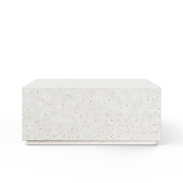 Bloc Square Coffee Table - Urbia Coffee Tables - Ivory Terrazzo - Small - HORNE