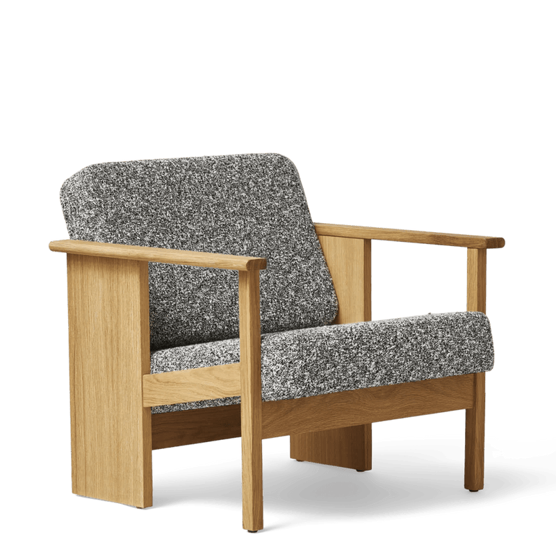 Block Lounge Chair - Form & Refine Chairs - Hallingdal 65 - Oak - HORNE
