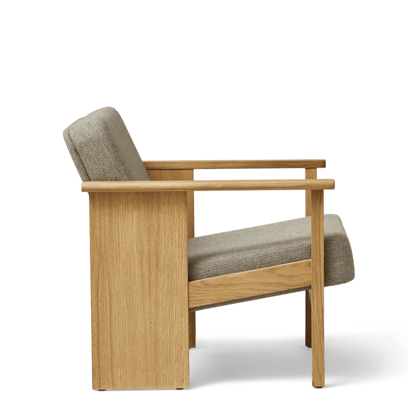 Block Lounge Chair - Form & Refine Chairs - Hallingdal 65 - Oak - HORNE