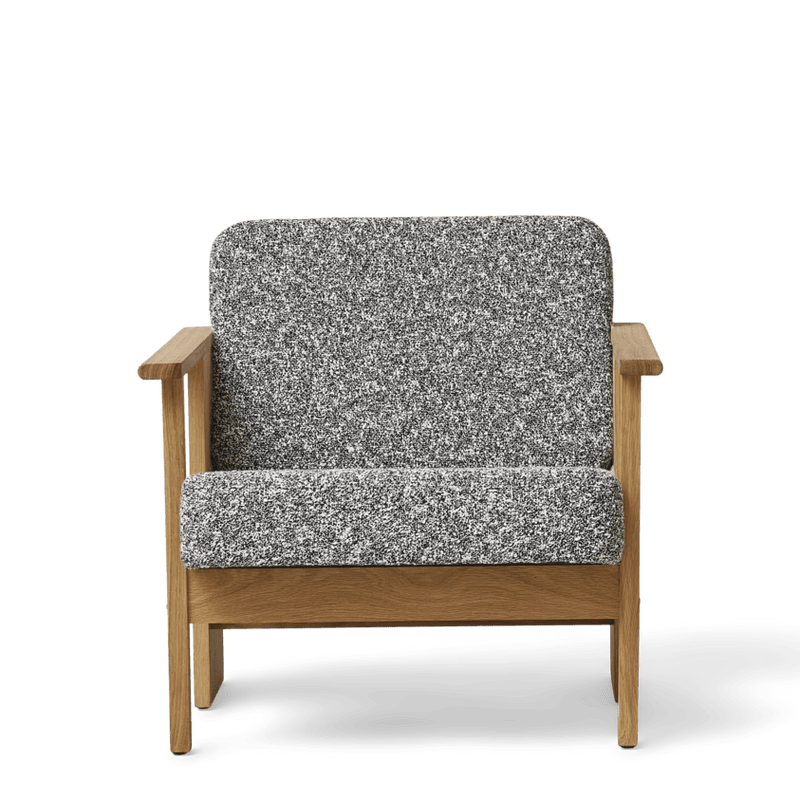 Block Lounge Chair - Form & Refine Chairs - Hallingdal 65 - Oak - HORNE