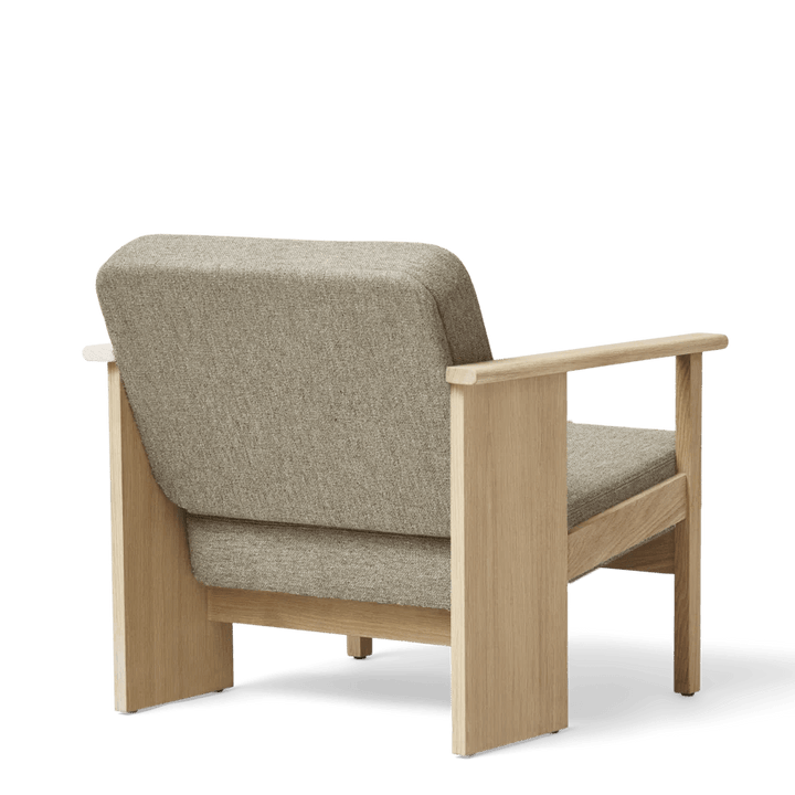 Block Lounge Chair - Form & Refine Chairs - Hallingdal 65 - White Oak - HORNE
