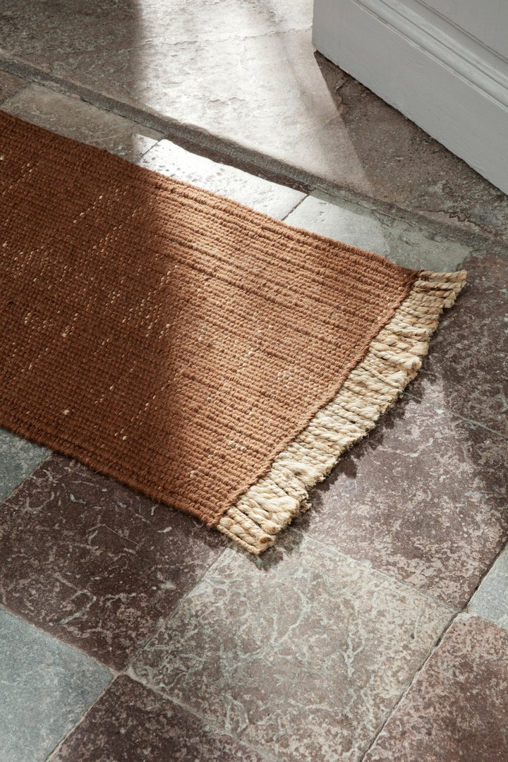 Block Mat - Ferm Living Rugs - Olive - HORNE