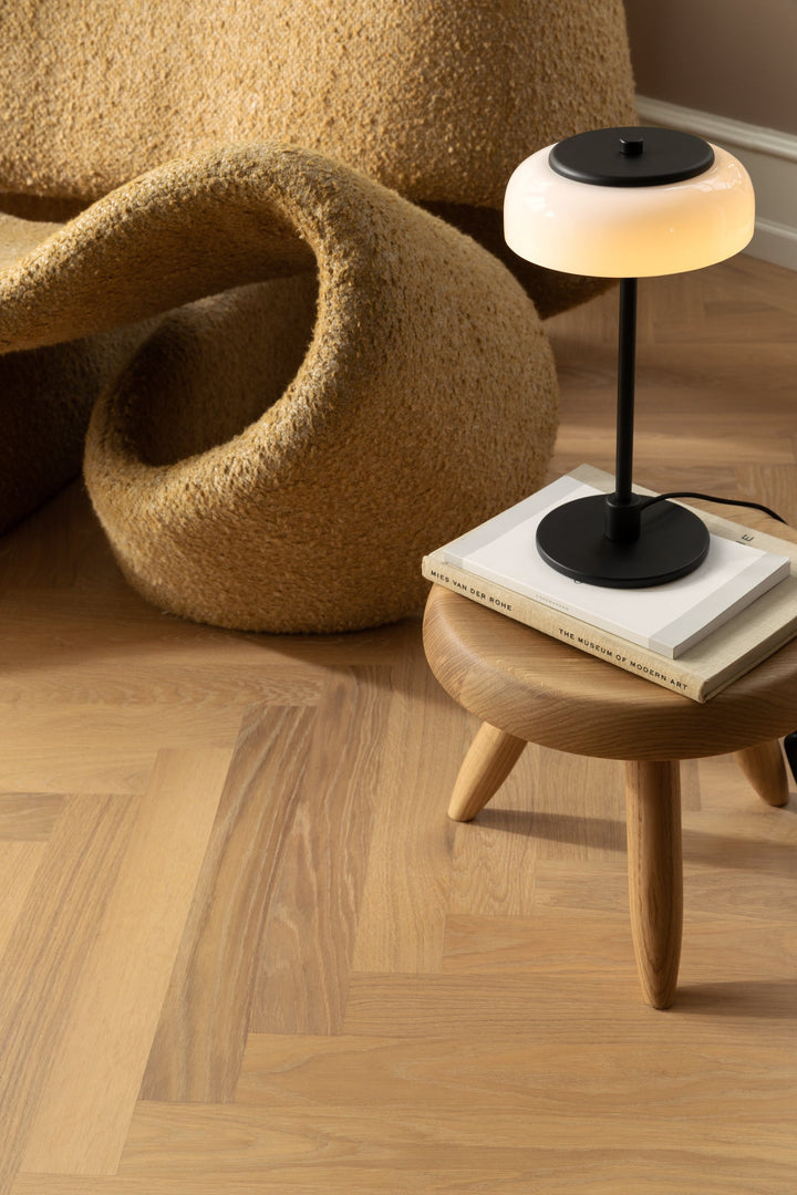 Blossi Table Lamp Small - Nuura Table + Task - Black / Opal - HORNE