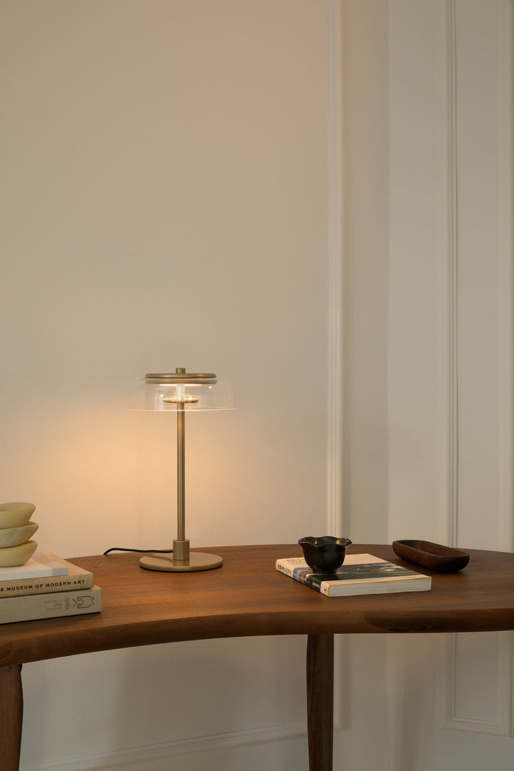 Blossi Table Lamp Small - Nuura Table + Task - Black / Opal - HORNE