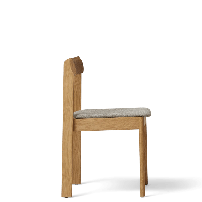 Blueprint Chair - Upholstered Seat - Form + Refine Chairs - Smoked Oak - Hallingdal 65 - 227 - HORNE