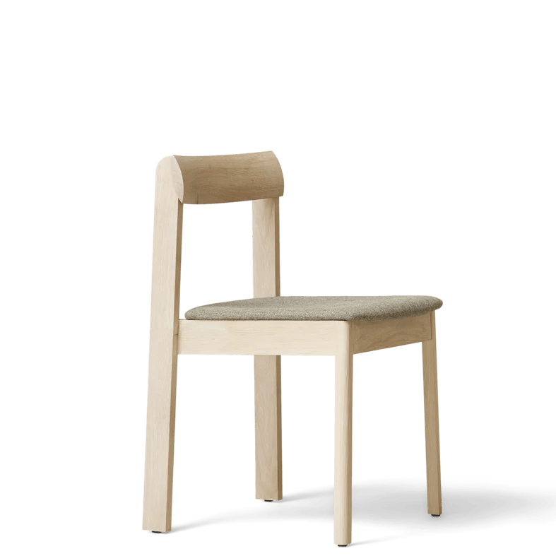 Blueprint Chair - Upholstered Seat - Form + Refine Chairs - Smoked Oak - Hallingdal 65 - 227 - HORNE