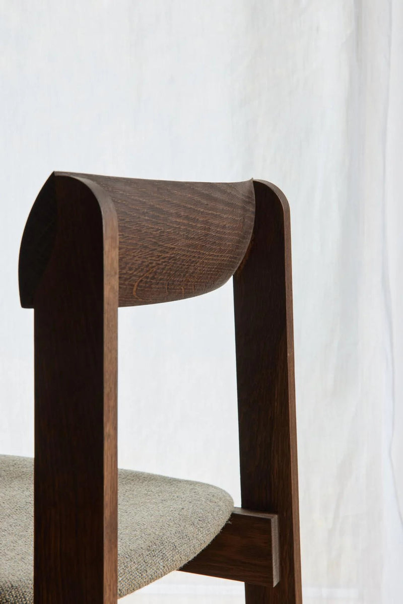 Blueprint Chair - Upholstered Seat - Form + Refine Chairs - Smoked Oak - Hallingdal 65 - 227 - HORNE