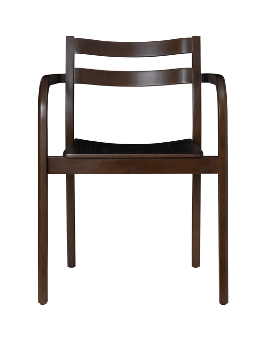 Boda Dining Chair with Arms - Dark Stained Beech - Ferm Living