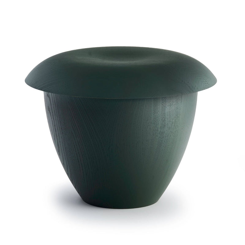 Bon Stool - Karakter Stools + Benches + Ottomans - Green Stained Ashwood - HORNE