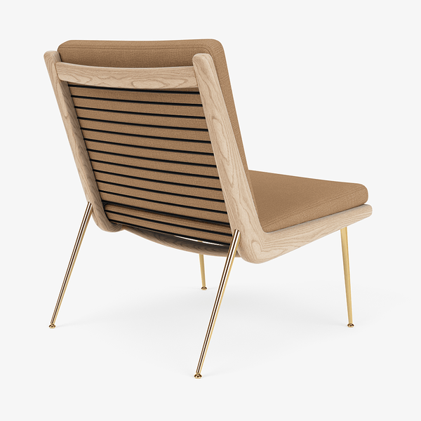 Boomerang Lounge Chair - Oiled Oak w/ Brass - &Tradition Chairs - Hot Madison 988 - HORNE