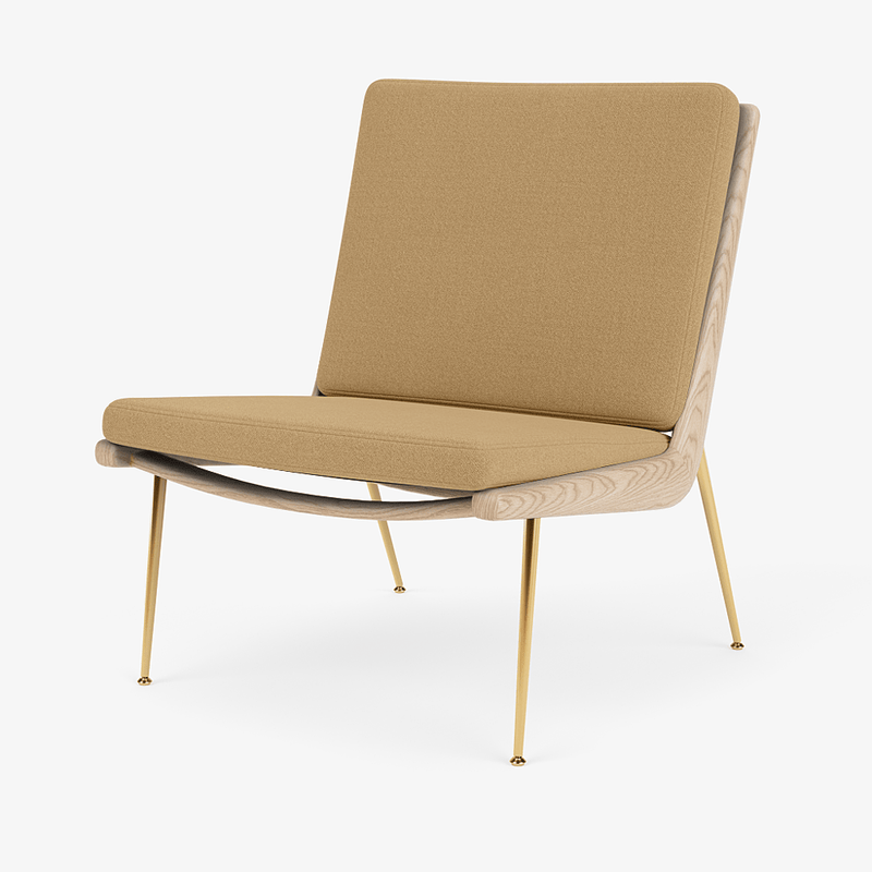 Boomerang Lounge Chair - Oiled Oak w/ Brass - &Tradition Chairs - Hot Madison 988 - HORNE