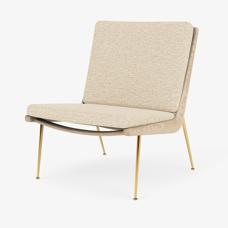 Boomerang Lounge Chair - Oiled Oak w/ Brass - &Tradition Chairs - Hot Madison 988 - HORNE