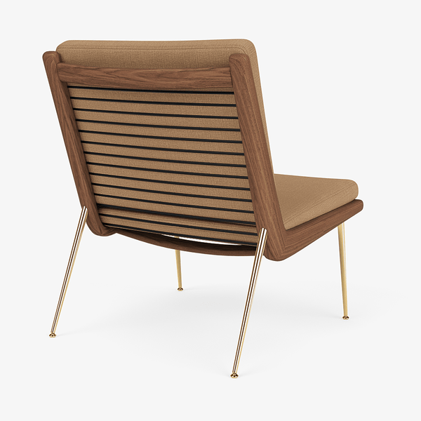 Boomerang Lounge Chair - Oiled Walnut w/ Brass - &Tradition Chairs - Hot Madison 988 - HORNE