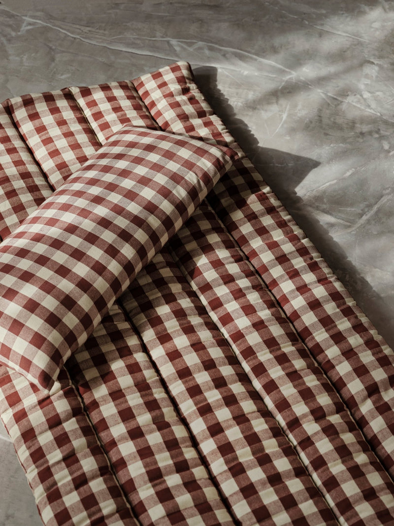 Bothy Check Cushion - Ferm Living Bedding + Pillows - HORNE