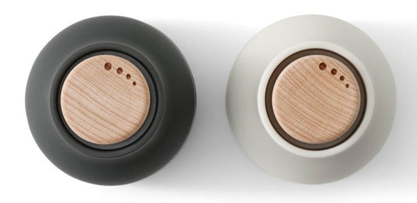 Bottle Grinders Small - Set of 2 - Audo Copenhagen - Kitchen Tools - Blues - Beech Lid - HORNE