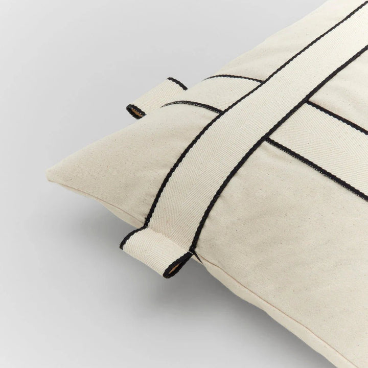 Bow Cushion Cover - Kristina Dam Blankets + Throws + Pillows - Rectangle - HORNE